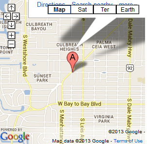 View map top Salon Suites to find Denise Hair Salon Tampa in Suite 4